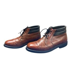 🥿 Mason Brown‎ Leather Ankle Boots 👞 Men’s Size 10.5